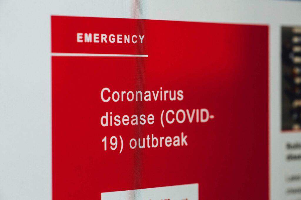 Emergency Coronavirus alert